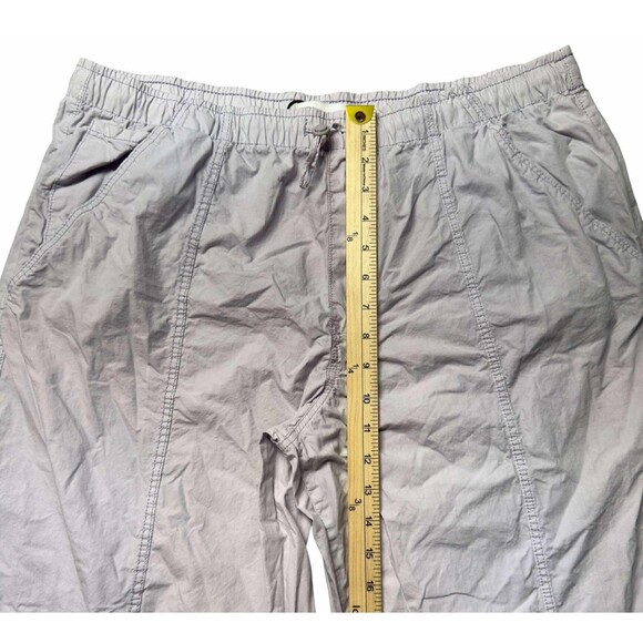 Zara Women’s Pants XXL Purple Cotton Parachute Cargo Drawstring Waist Relaxed - Picture 7 of 9